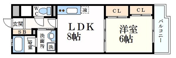 元町駅 徒歩10分 4階の物件間取画像